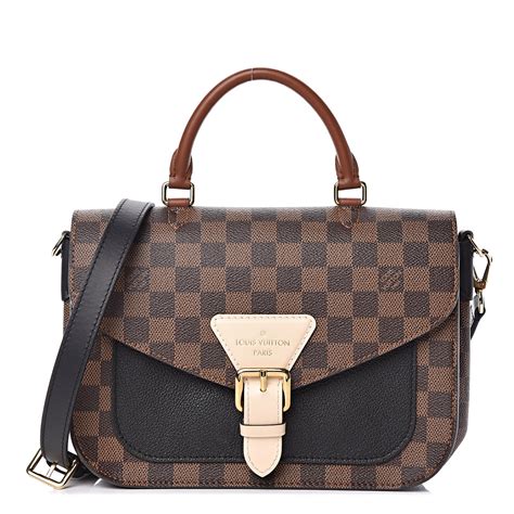 LOUIS VUITTON Damier Ebene Beaumarchais Black